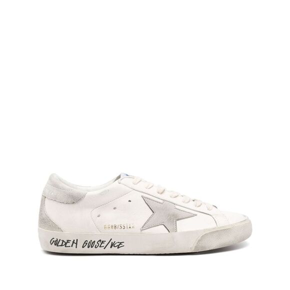 Golden Goose Men Super-Star Leather Sneakers